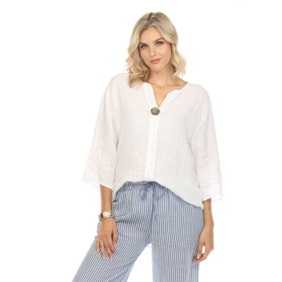 Sky Blue Striped Drawstring Pant With Pockets - Picture 2 of 4